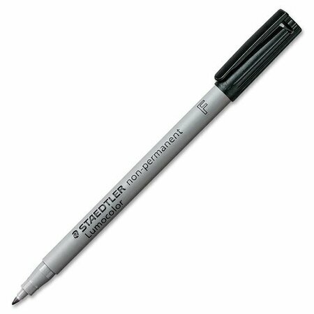 STAEDTLER Markers, Erasable on Film, Fine Point, Black, 10PK STD3169